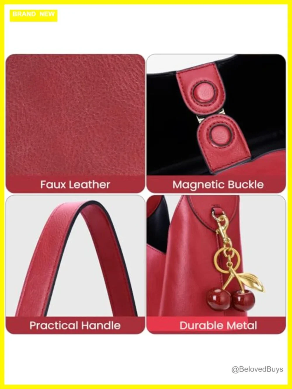 Faux Suede Vegan Leather Hobo Bag Tote Shoulder Bag Slouchy Designer Handbag